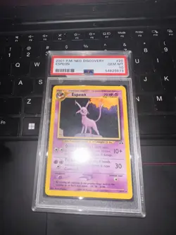 Pokemon Espeon 20/75 Neo Discovery Rare 70 HP Stage 1 PSA 10 Gem Mint Regular - Image 1