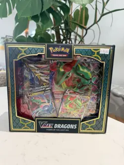Pokemon TCG VMAX Dragons Premium Collection New & Sealed SWSH 11 Packs + Promos - Image 1