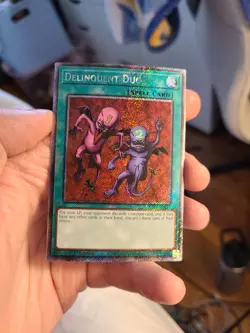 Yugioh Delinquent Duo RA04-EN114 1st Platinum Secret Rare - Image 1