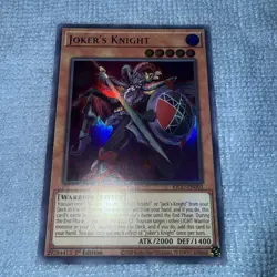 Yu-Gi-Oh! JOKER'S KNIGHT (KICO-EN002) 1st Edition Ultra Rare NM - Image 2