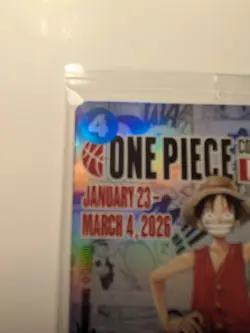 One Piece TCG Luffy P-055 College Basketball US Voyage Promo Card SEALED St John - Image 4