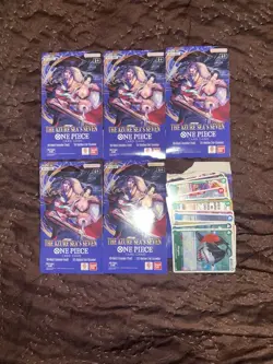 New Sealed One Piece The Azure Sea's Seven Booster Pack OP-14 Lot of 6 One Open - Image 1