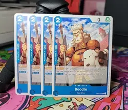 X4 Boodle Op03-050 C One Piece TCG English Playset - Image 1