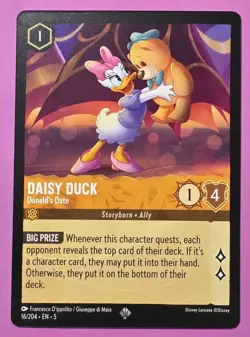 Disney Lorcana Shimmering Skies - Daisy Duck - Donald's Date - 16/204 - Image 1