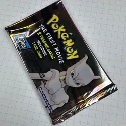 Pokemon 1999 First Movie Sealed Promo Card Unopened Sealed Pack Mewtwo Topps - Image 4