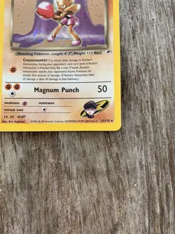 Pokemon Card - Rocket’s Hitmonchan 11/132 - Gym Heroes Holo Rare - Image 3