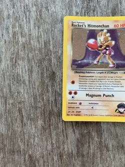 Pokemon Card - Rocket’s Hitmonchan 11/132 - Gym Heroes Holo Rare - Image 4