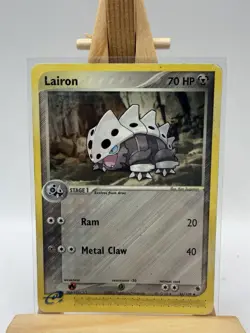 Lairon 36/109 EX Ruby & Sapphire Pokemon Card E Reader MP/HP - Image 1