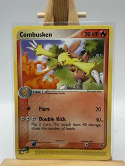 Combusken 27/109 EX Ruby & Sapphire Pokemon Card E reader Card LP/MP - Image 1