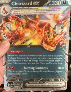 Charizard ex promo 054/091 Jumbo Card Promo - NM - Image 1