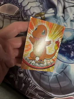 (HPL) 1999 Topps Pokemon T.V. Charmander #4 Blue Logo Holo Rare TCG Card Holo LP - Image 5