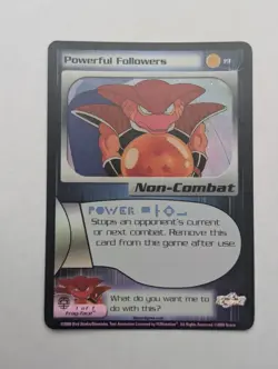 Powerful Followers Foil Dragon Ball Z DBZ CCG Score TCG Card - Image 1