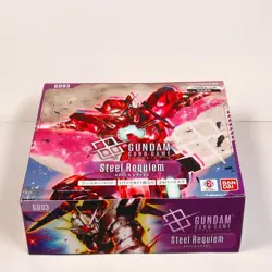 BANDAI Gundam Card Game Booster Pack Steel Requiem GD03 x24pack in Box - Image 1
