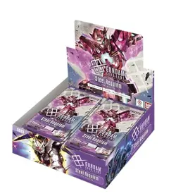 BANDAI Gundam Card Game Booster Pack Steel Requiem GD03 x24pack in Box - Image 2