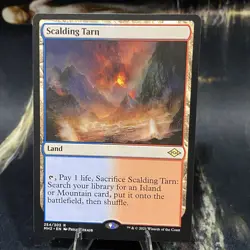 Magic the Gathering - Scalding Tarns - Modern Horizons 2 - NM - Rare - Land Card - Image 1
