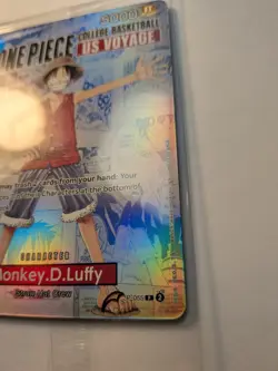 One Piece TCG Luffy P-055 College Basketball US Voyage Promo Card SEALED St John - Image 4