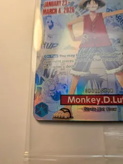 One Piece TCG Luffy P-055 College Basketball US Voyage Promo Card SEALED St John - Image 5