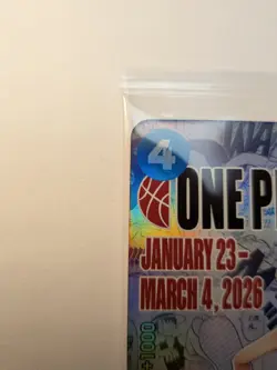 One Piece TCG Luffy P-055 College Basketball US Voyage Promo Card SEALED MSG - Image 3