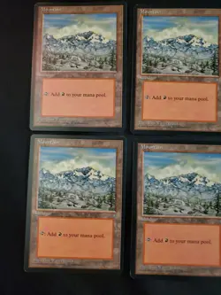 10x #340 Mountain Ice Age Mixed Condition Magic The Gathering MTG Tcg See Pics - Image 2