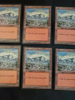 10x #340 Mountain Ice Age Mixed Condition Magic The Gathering MTG Tcg See Pics - Image 4