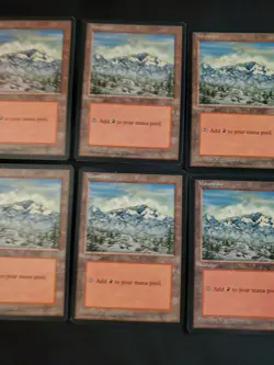 10x #340 Mountain Ice Age Mixed Condition Magic The Gathering MTG Tcg See Pics - Image 5
