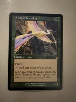 MTG - Birds of Paradise Retro Frame - Ravnica Remastered - NM - Image 1