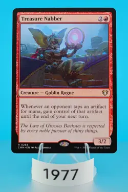 MTG Treasure Nabber Commander Masters Regular #265 - Image 1