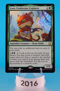 MTG Loot, Exuberant Explorer Foundations Regular #106 - Image 1