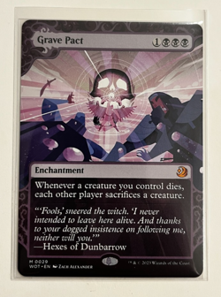 MTG – Wilds of Elraine – Enchanted Tales – Grave Pact – Mythic 0029 - Image 1