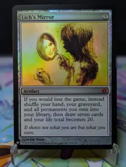 MTG The List- Lich's Mirror 210 Foil - Image 1
