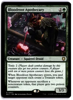 Bloodroot Apothecary NM BLC Commander: Bloomburrow MTG - Image 1