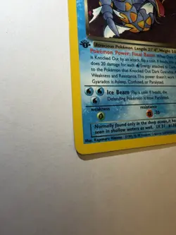 Pokemon TCG Dark Gyarados Team Rocket 8/82 1st Edition Holo Rare 70 HP - Image 4