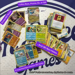 101 Pokemon Cards Lot -Includes 1 Ultra Rare, EX, GX, Promo, Or Black Star Holo! - Image 3