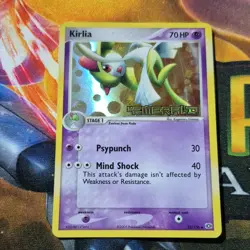 Pokemon Kirlia 33/106 Emerald Reverse Holo 70HP Uncommon 2005 Stage 1 Card - Image 1