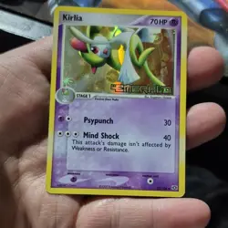 Pokemon Kirlia 33/106 Emerald Reverse Holo 70HP Uncommon 2005 Stage 1 Card - Image 4