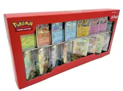 Pokemon TCG Prismatic Evolutions 8 Mini Tins Promo Costco Box Sealed - Image 1