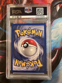 2000 Pokemon Gym Challenge #7 Giovanni’s Nidoking Holo PSA 8 NM-MT - Image 2