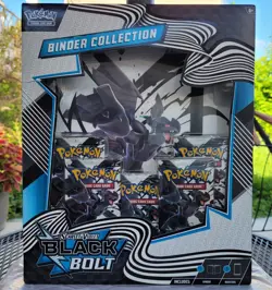 Pokemon Scarlet And Violet Black Bolt Binder Collection Sealed - Image 1