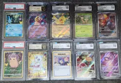 Pokemon Graded Card Lot of 10 - Image 1