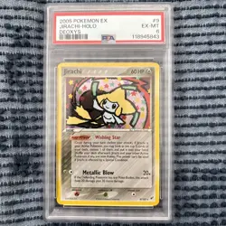 2005 Pokemon EX JIRACHI HOLO Deoxys #9 PSA 6 - Image 1