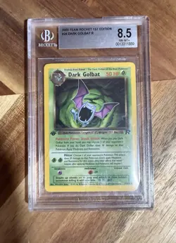 Pokemon Team Rocket Dark Golbat 1st Edition 24/82 Beckett 8.5 2000 - Image 1