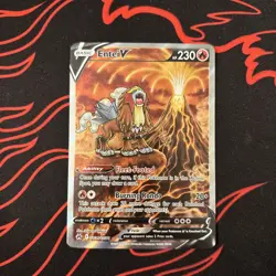 Entei v Crown Zenith Galarian Gallery Holo Ultra Rare Pokemon TCG GG36/GG70 M - Image 1