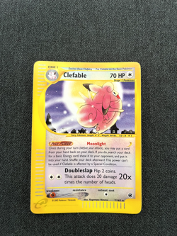 Pokemon TCG Clefable 007/165 Expedition Base Set Reverse Holo NM - Image 1