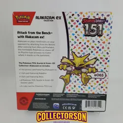 Pokemon TCG: Scarlet & Violet-151 Alakazam ex Collection 820650855269 - Image 2