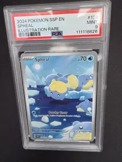 Pokemon Surging Sparks Spheal IR #199 PSA 9 - Image 4