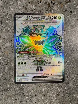 Pokemon TCG Teal Mask Ogerpon ex 190/167 Twilight Masquerade FA Ultra Rare NM-M - Image 1