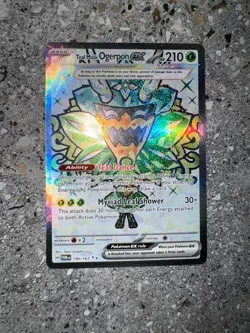 Pokemon TCG Teal Mask Ogerpon ex 190/167 Twilight Masquerade FA Ultra Rare NM-M - Image 3