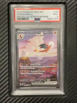 2023 PSA 9 Charizard ex #199 Special Illustration Rare Pokemon TCG SV Mew 151 En - Image 1