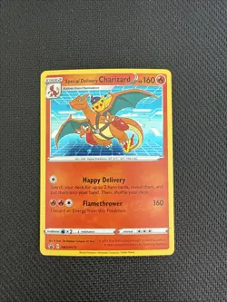 Special Delivery Charizard #SWSH075 Sword & Shield Promo NM/Near Mint Pokemon - Image 1