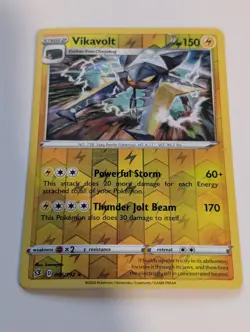 Vikavolt - 066/192 - Rebel Clash Pokemon Reverse Holo Foil Nice! - Image 1